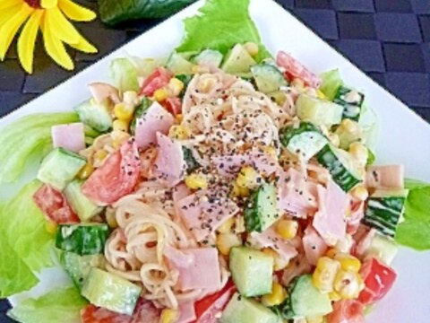 コロコロ野菜の☆そうめんサラダ